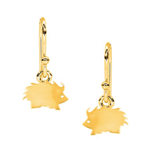 Load image into Gallery viewer, Whimsical Hedgehog Dangle Earrings - Sterling Silver
