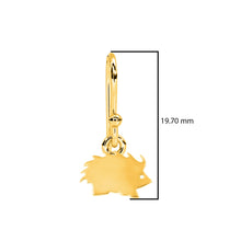 Load image into Gallery viewer, Whimsical Hedgehog Dangle Earrings - Sterling Silver
