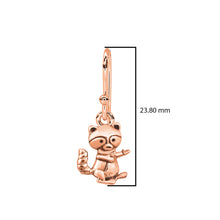 Load image into Gallery viewer, Playful Raccoon Dangle Earrings - Sterling Silver
