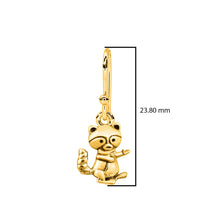 Load image into Gallery viewer, Playful Raccoon Dangle Earrings - Sterling Silver
