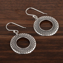 Load image into Gallery viewer, 925 Sterling Silver Earrings For Women Round Shaped Hoop Earrings Unique Earrings
