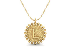 Load image into Gallery viewer, 925 Sterling Silver Initial Necklace - L
