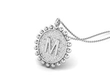 Load image into Gallery viewer, 925 Sterling Silver Initial Necklace - M
