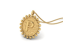 Load image into Gallery viewer, 925 Sterling Silver Initial Necklace - P
