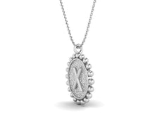 Load image into Gallery viewer, 925 Sterling Silver Initial Necklace - X
