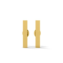 Load image into Gallery viewer, Initial &quot;I&quot; Monogram Stud Earring – Sterling Silver
