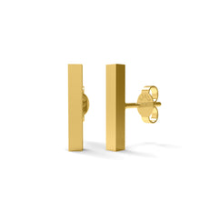 Load image into Gallery viewer, Initial &quot;I&quot; Monogram Stud Earring – Sterling Silver

