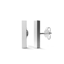 Load image into Gallery viewer, Initial &quot;I&quot; Monogram Stud Earring – Sterling Silver

