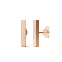 Load image into Gallery viewer, Initial &quot;I&quot; Monogram Stud Earring – Sterling Silver
