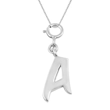 Load image into Gallery viewer, Personalized Letter Pendant - Sterling Silver
