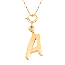 Load image into Gallery viewer, Personalized Letter Pendant - Gold Vermeil
