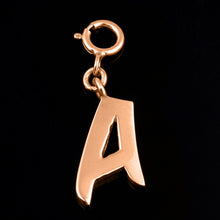 Load image into Gallery viewer, Personalized Letter Pendant - Rose Gold Vermeil
