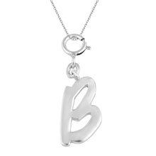 Load image into Gallery viewer, Personalized Letter Pendant - Sterling Silver
