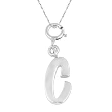Load image into Gallery viewer, Personalized Letter Pendant - Sterling Silver
