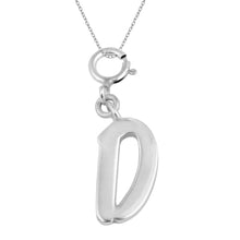 Load image into Gallery viewer, Personalized Letter Pendant - Sterling Silver
