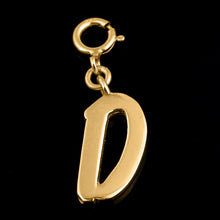 Load image into Gallery viewer, Personalized Letter Pendant - Gold Vermeil
