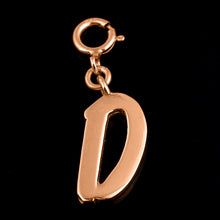 Load image into Gallery viewer, Personalized Letter Pendant - Rose Gold Vermeil
