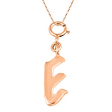 Load image into Gallery viewer, Personalized Letter Pendant - Rose Gold Vermeil
