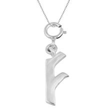 Load image into Gallery viewer, Personalized Letter Pendant - Sterling Silver
