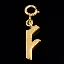 Load image into Gallery viewer, Personalized Letter Pendant - Gold Vermeil

