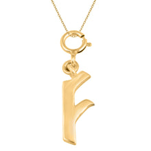 Load image into Gallery viewer, Personalized Letter Pendant - Gold Vermeil
