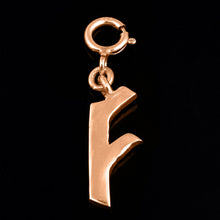 Load image into Gallery viewer, Personalized Letter Pendant - Rose Gold Vermeil

