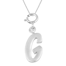 Load image into Gallery viewer, Personalized Letter Pendant - Sterling Silver
