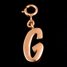 Load image into Gallery viewer, Personalized Letter Pendant - Rose Gold Vermeil
