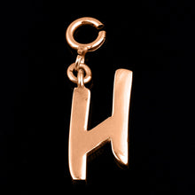 Load image into Gallery viewer, Personalized Letter Pendant - Rose Gold Vermeil

