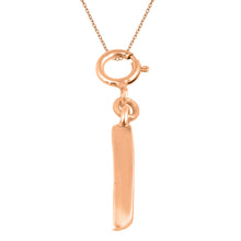 Load image into Gallery viewer, Personalized Letter Pendant - Rose Gold Vermeil
