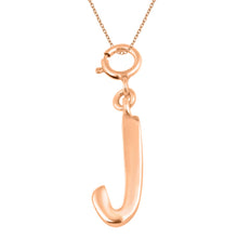 Load image into Gallery viewer, Personalized Letter Pendant - Rose Gold Vermeil
