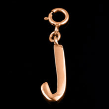 Load image into Gallery viewer, Personalized Letter Pendant - Rose Gold Vermeil

