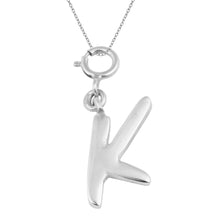 Load image into Gallery viewer, Personalized Letter Pendant - Sterling Silver

