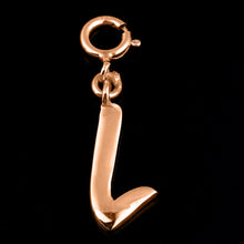 Load image into Gallery viewer, Personalized Letter Pendant - Rose Gold Vermeil
