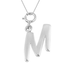 Load image into Gallery viewer, Personalized Letter Pendant - Sterling Silver

