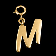 Load image into Gallery viewer, Personalized Letter Pendant - Gold Vermeil
