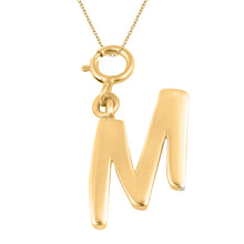 Load image into Gallery viewer, Personalized Letter Pendant - Gold Vermeil
