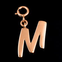 Load image into Gallery viewer, Personalized Letter Pendant - Rose Gold Vermeil
