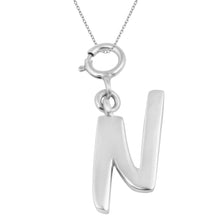 Load image into Gallery viewer, Personalized Letter Pendant - Sterling Silver

