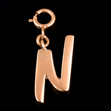 Load image into Gallery viewer, Personalized Letter Pendant - Rose Gold Vermeil

