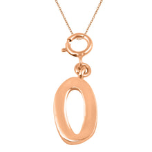 Load image into Gallery viewer, Personalized Letter Pendant - Rose Gold Vermeil
