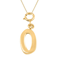 Load image into Gallery viewer, Personalized Letter Pendant - Gold Vermeil
