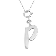 Load image into Gallery viewer, Personalized Letter Pendant - Sterling Silver
