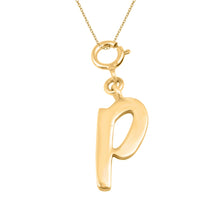 Load image into Gallery viewer, Personalized Letter Pendant - Gold Vermeil
