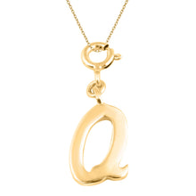 Load image into Gallery viewer, Personalized Letter Pendant - Gold Vermeil
