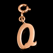 Load image into Gallery viewer, Personalized Letter Pendant - Rose Gold Vermeil
