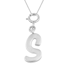 Load image into Gallery viewer, Personalized Letter Pendant - Sterling Silver
