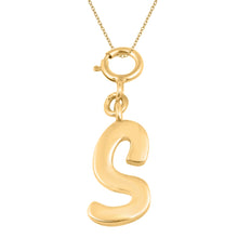 Load image into Gallery viewer, Personalized Letter Pendant - Gold Vermeil
