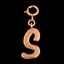 Load image into Gallery viewer, Personalized Letter Pendant - Rose Gold Vermeil
