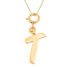 Load image into Gallery viewer, Personalized Letter Pendant - Gold Vermeil
